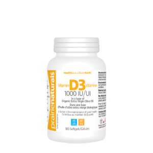 Vitamin D3 1000 IU Softgels – Prairie Naturals