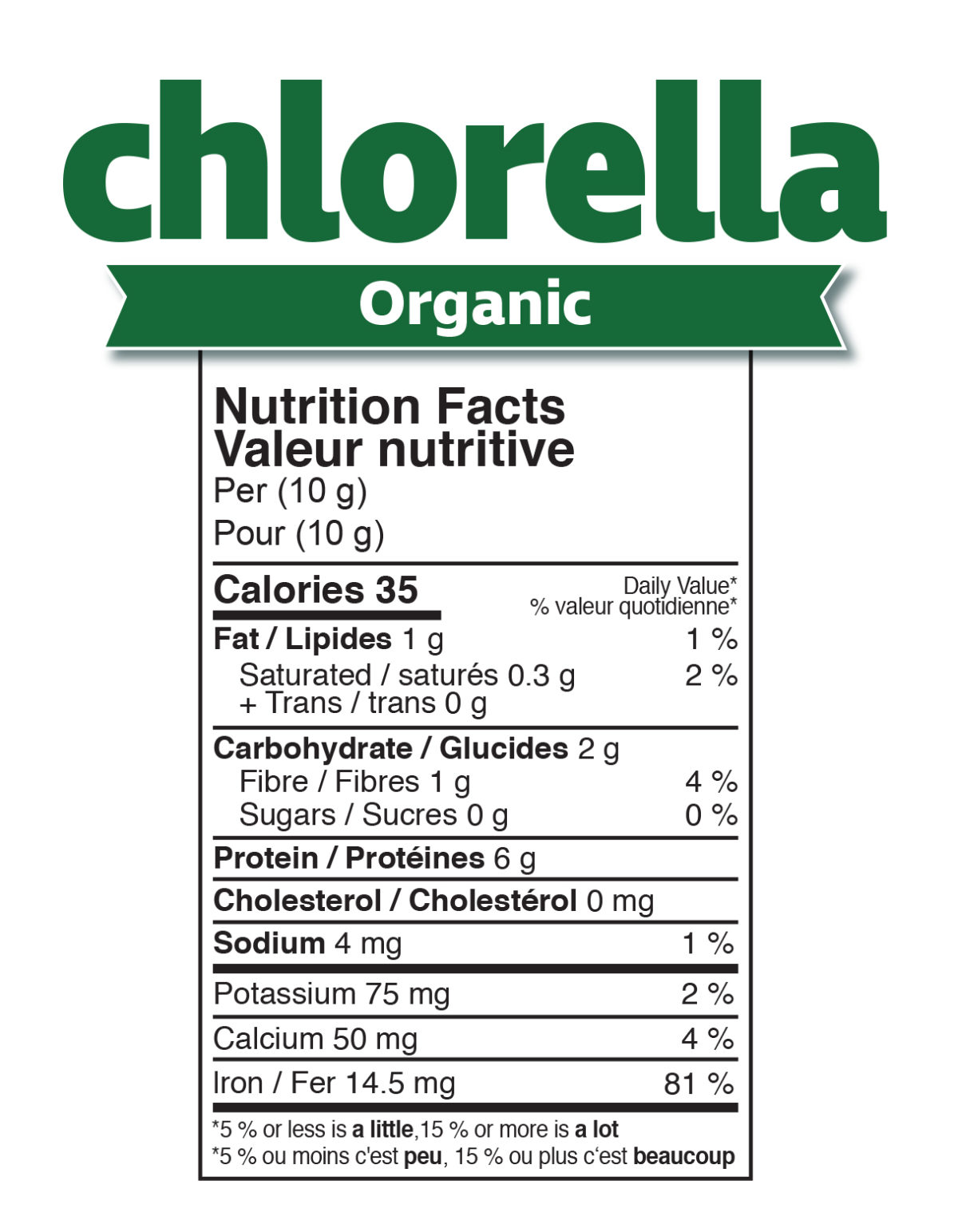 Organic Chlorella