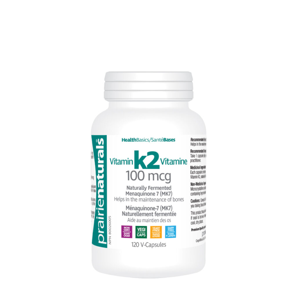 Vitamin K2 100 mcg Prairie Naturals