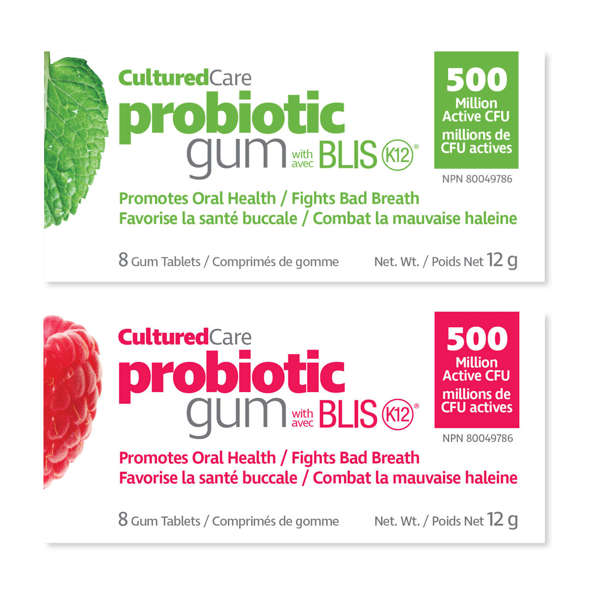 Featured image for “CulturedCare <br>Probiotic Gum with BlisK12”