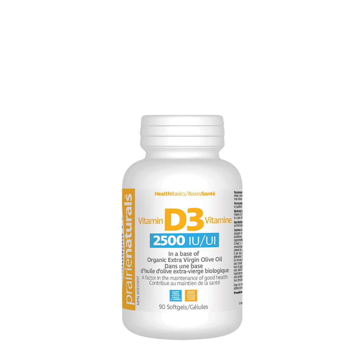 Vitamin D3 - Bone Health Supplement - Health Basics