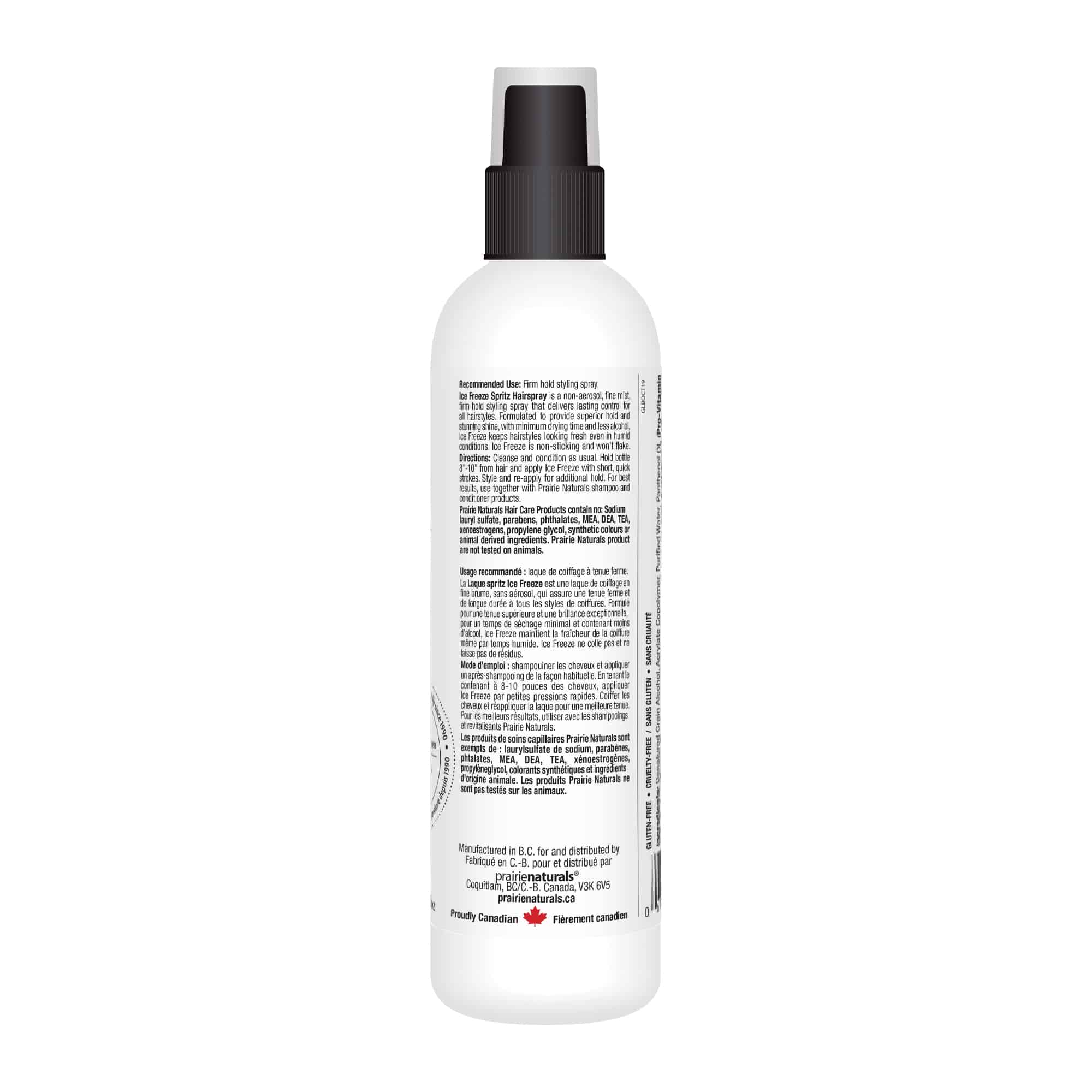 Ice Freeze Spritz Hairspray – Prairie Naturals Ice Freeze Spritz Hairspray – Prairie Naturals