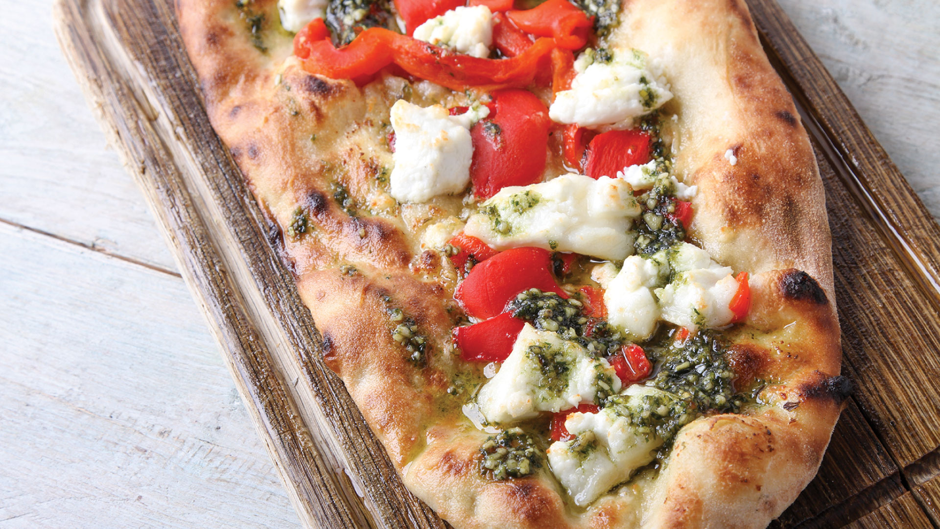 Featured image for “Superfood Pesto Flatbread”